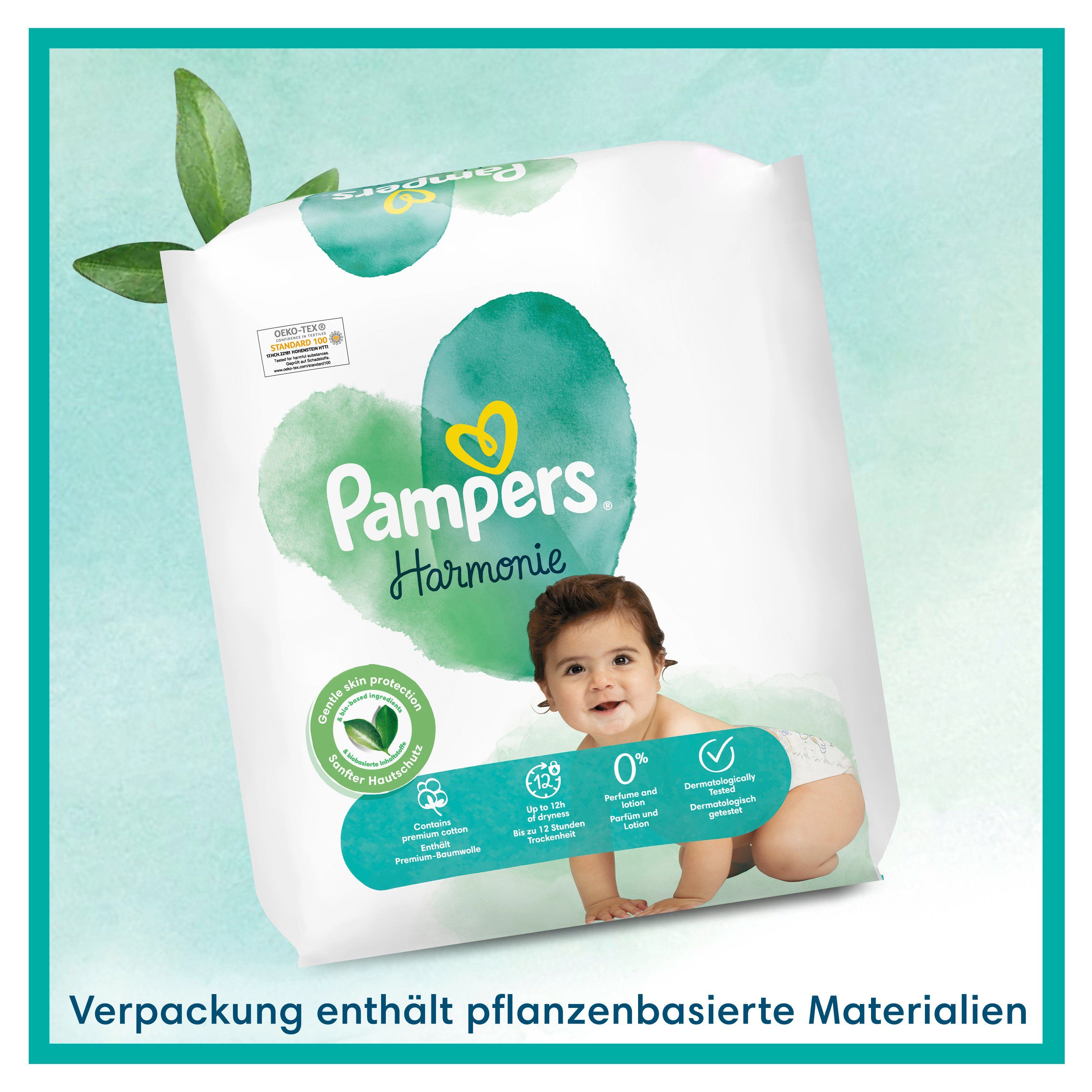 Pampers Windeln Harmonie Gr.4, 9-14kg - 174St.