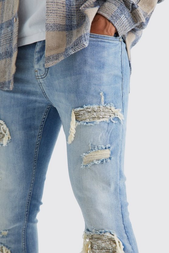 Skinny Bikerjeans