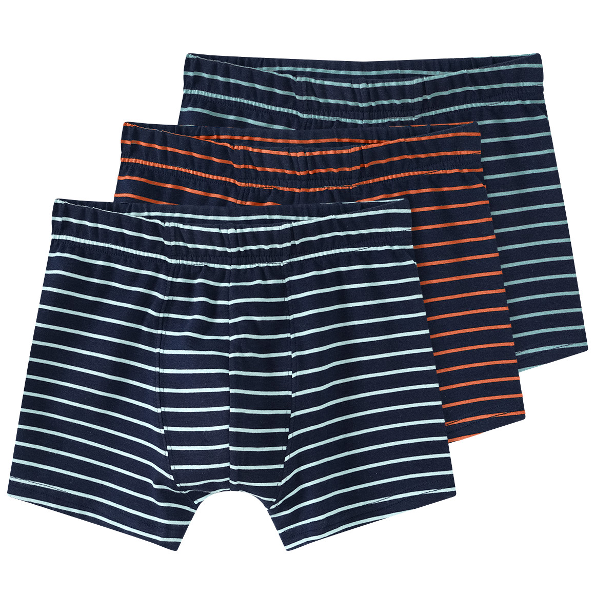 3 Jungen Boxer mit Ringeln