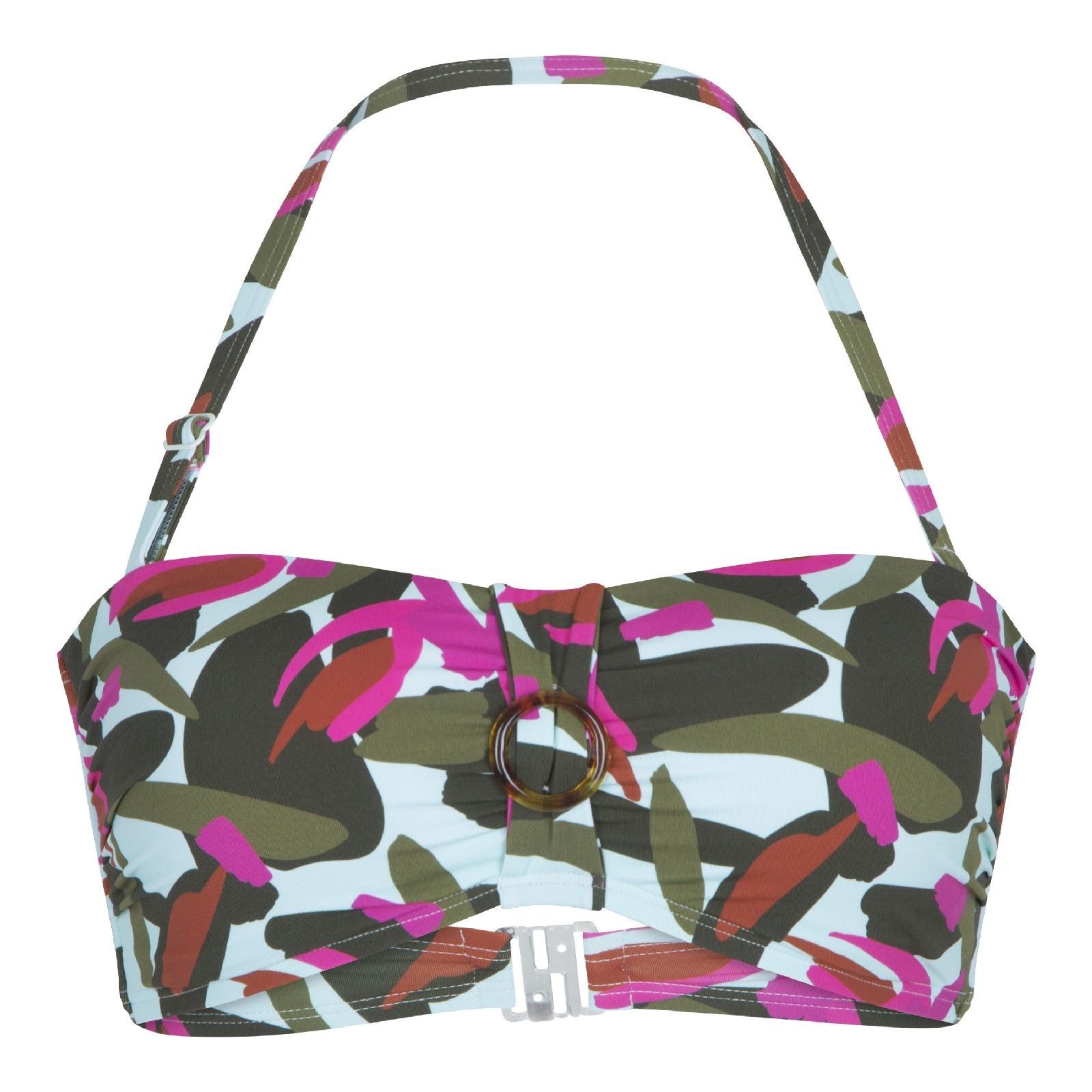 LingaDore 7109BB Jungle Druck Bandeau-Bikini Oberteil
