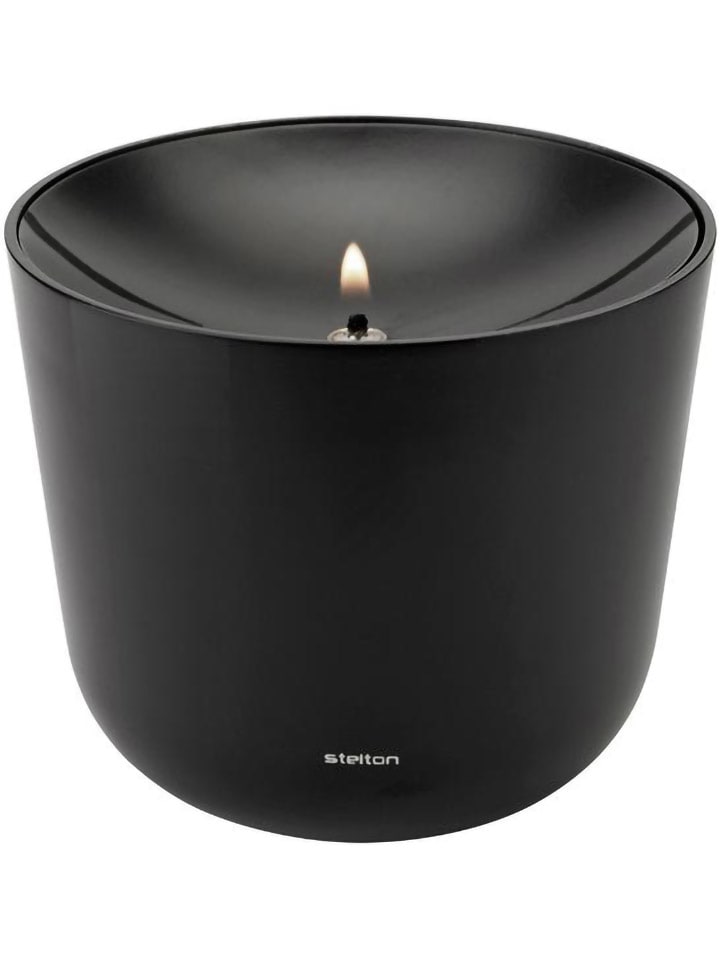 Stelton Öllaterne ''Solis'' in Schwarz - (H)10 x Ø 11,5 cm günstig kaufen onesize