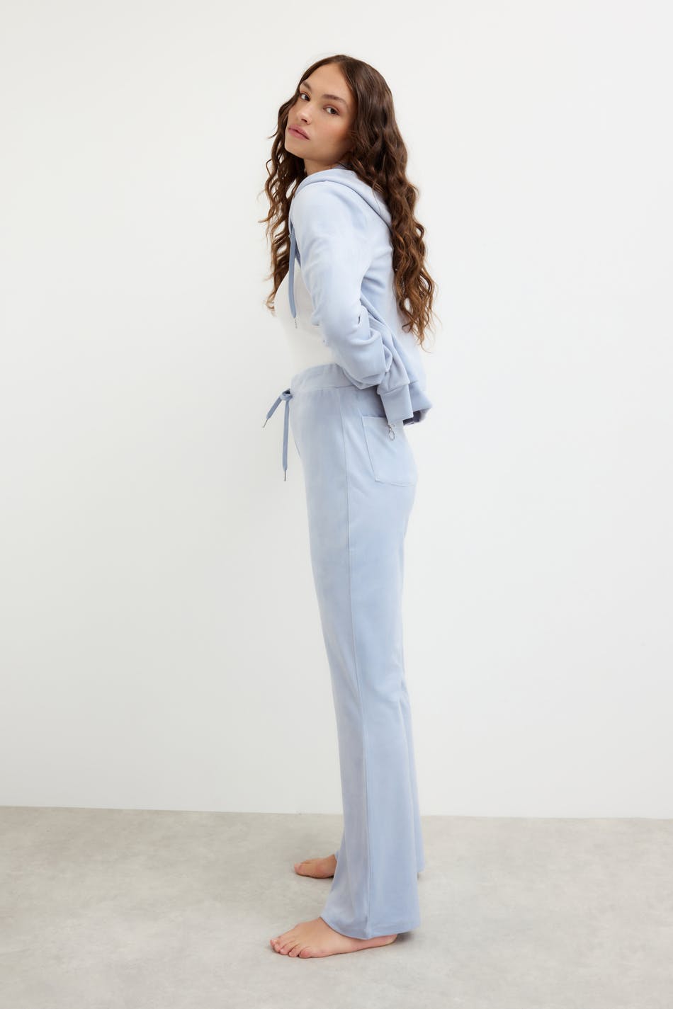 Velour trousers