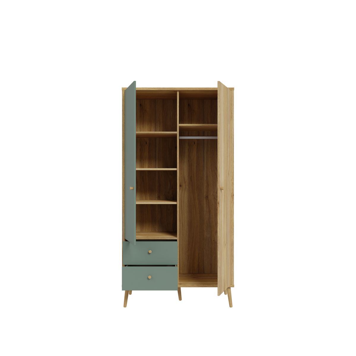 Kleiderschrank Whenua Salbei