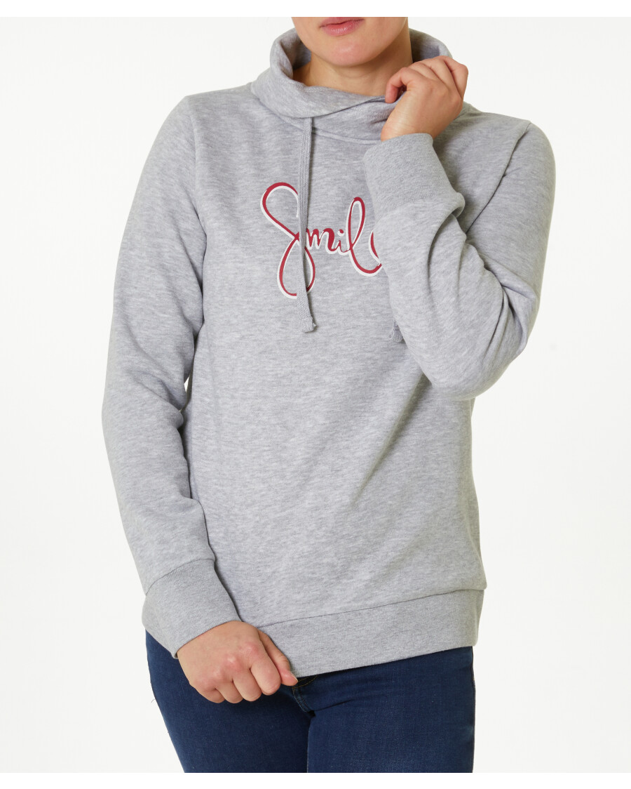 Sweatshirt mit Schalkragen