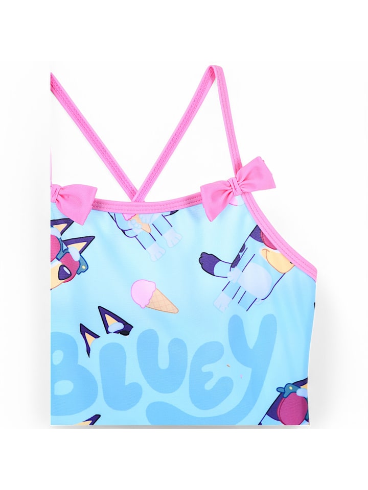 Bluey Badeanzug Bluey mit Rüschen in Hellblau günstig kaufen