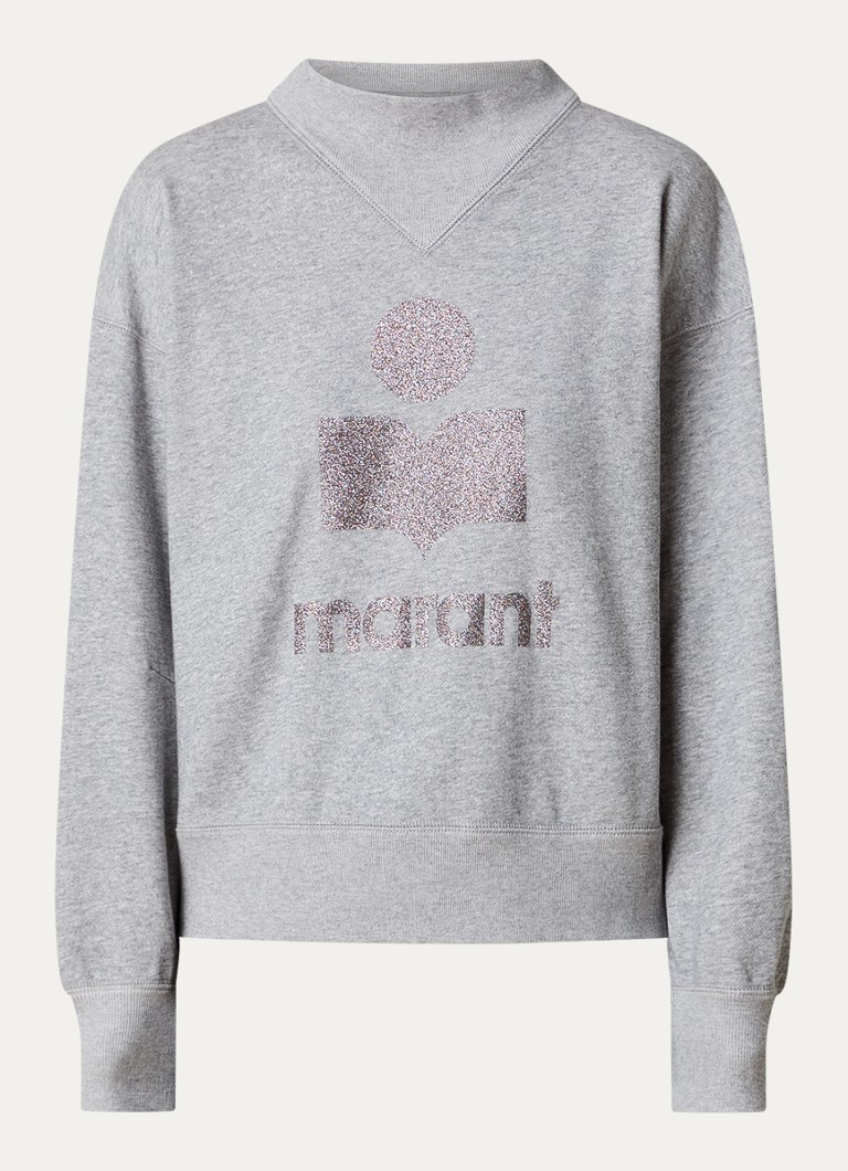 Maglione Moby di Isabel Marant con stampa logo e paillettes