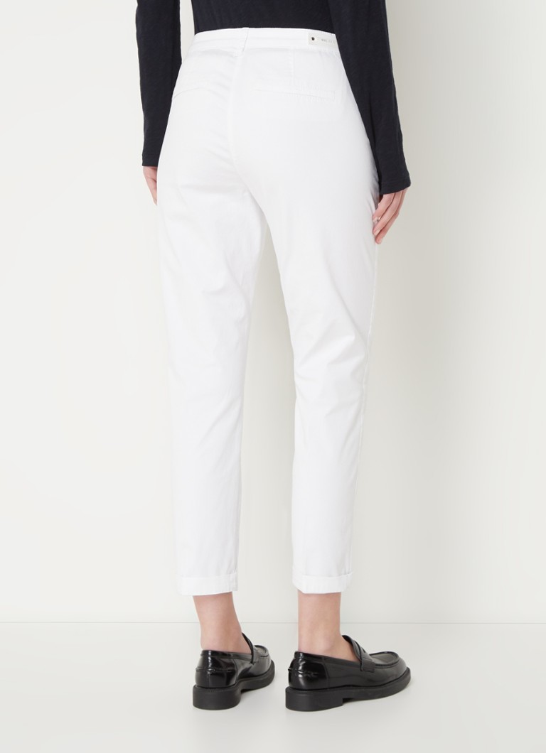 MAC Jeans Mid waist slim fit cropped chino with side pockets and stretch