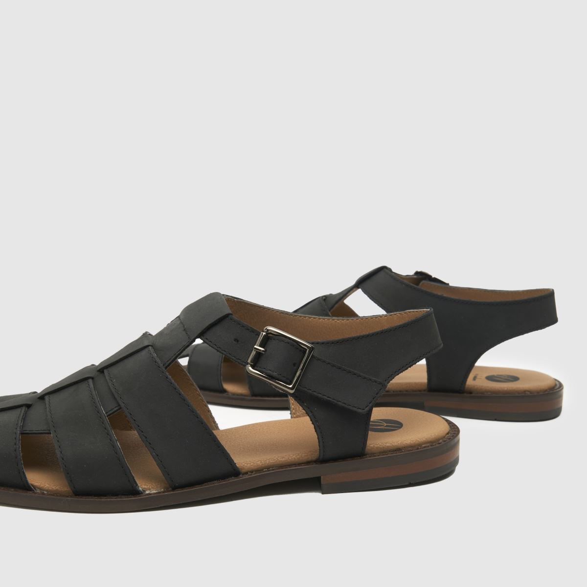 BY HUDSON – Boston – Svarta fiskarsandaler