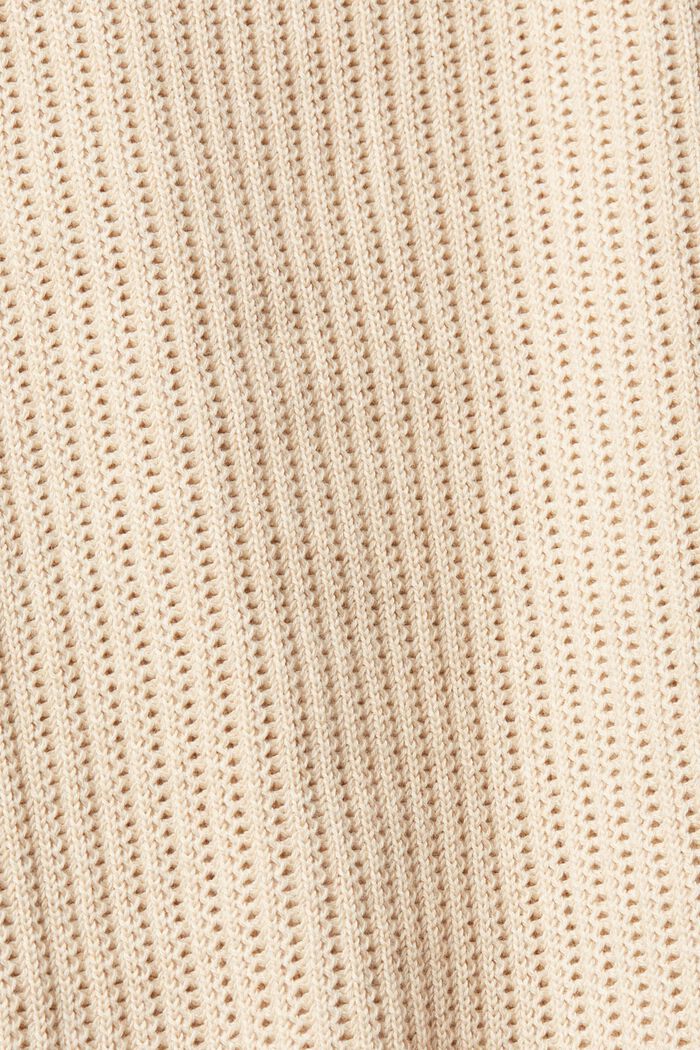 Strickpullover mit kurzem Stehkragen