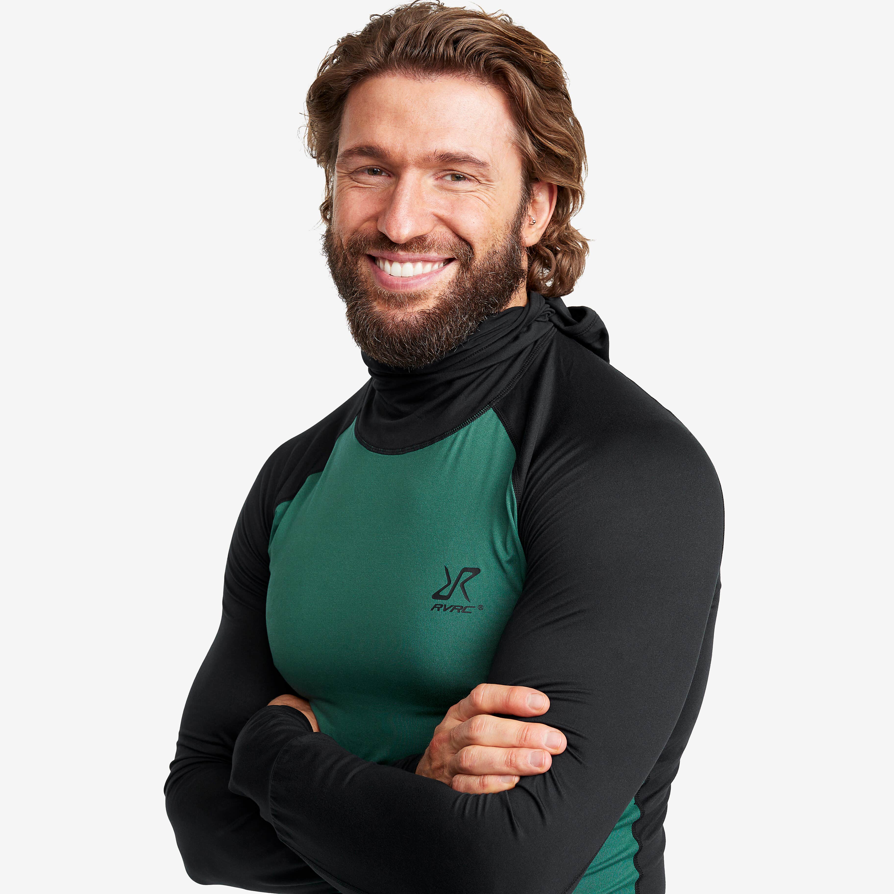 Sneaky Balaclava Base Layer Set Homme Sage Green