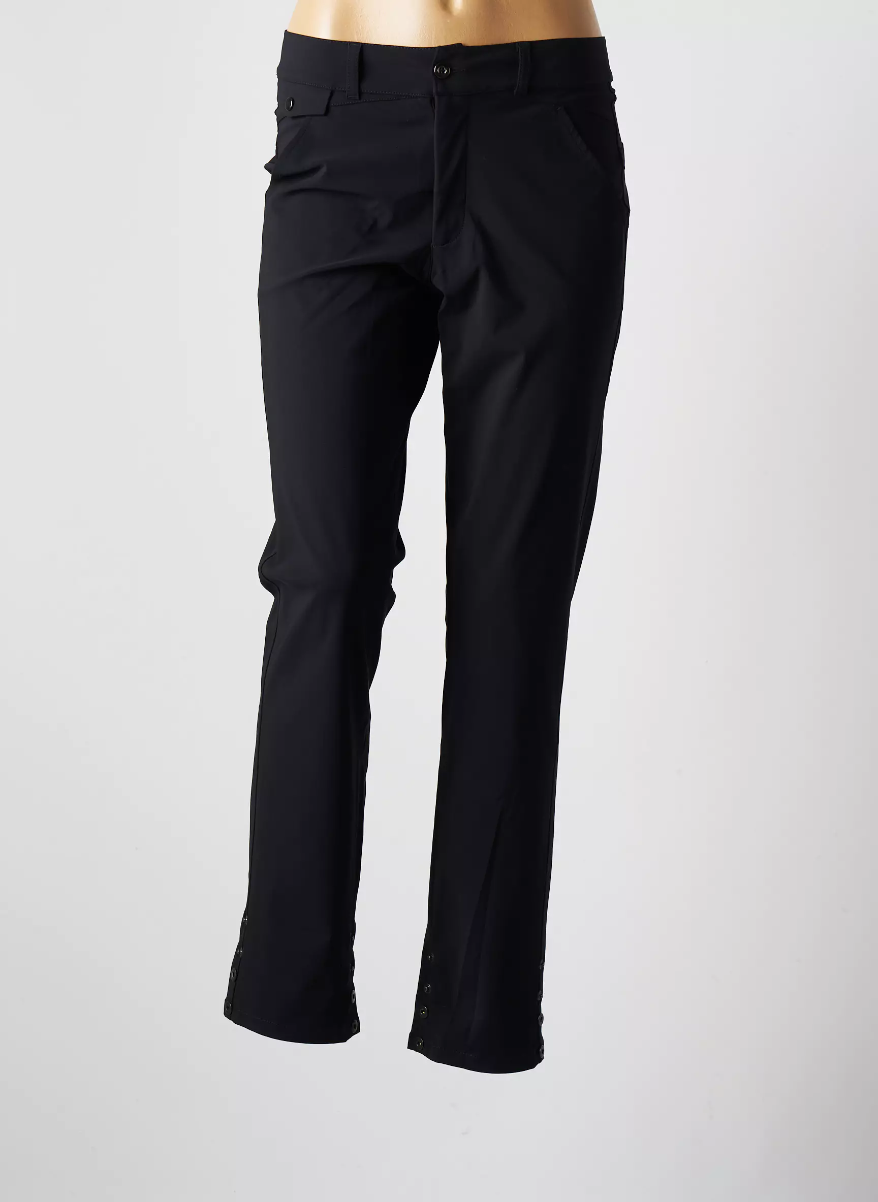Platine Collection Pantalons Slim Femme couleur noir