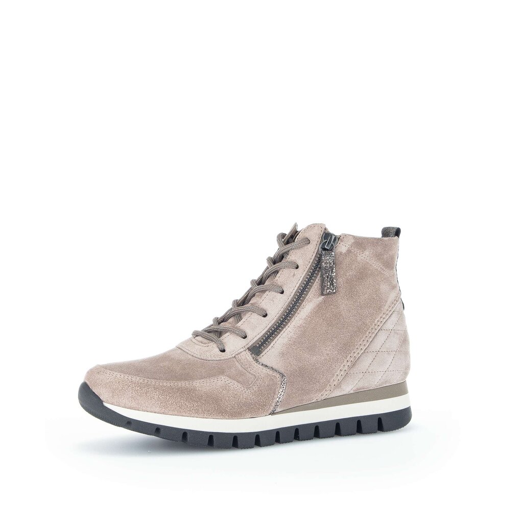 Gabor comfort Schnürstiefelette beige