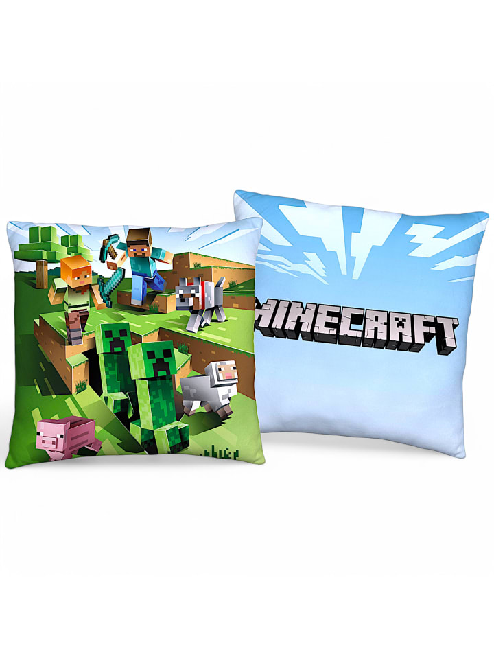 Minecraft Dekokissen Minecraft - (L) 40 cm x (B) 40 cm in Bunt günstig kaufen 40