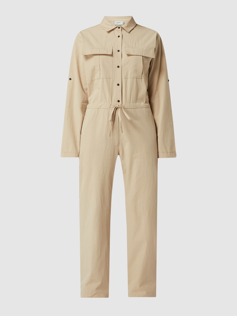 Jumpsuit aus Baumwolle Modell 'Kanta' in sand