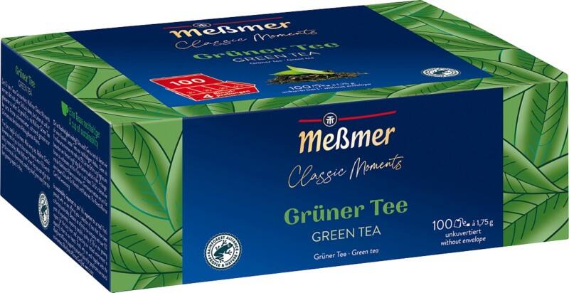 Meßmer Classic Moments Teebeutel Grüner Tee 100 Stück