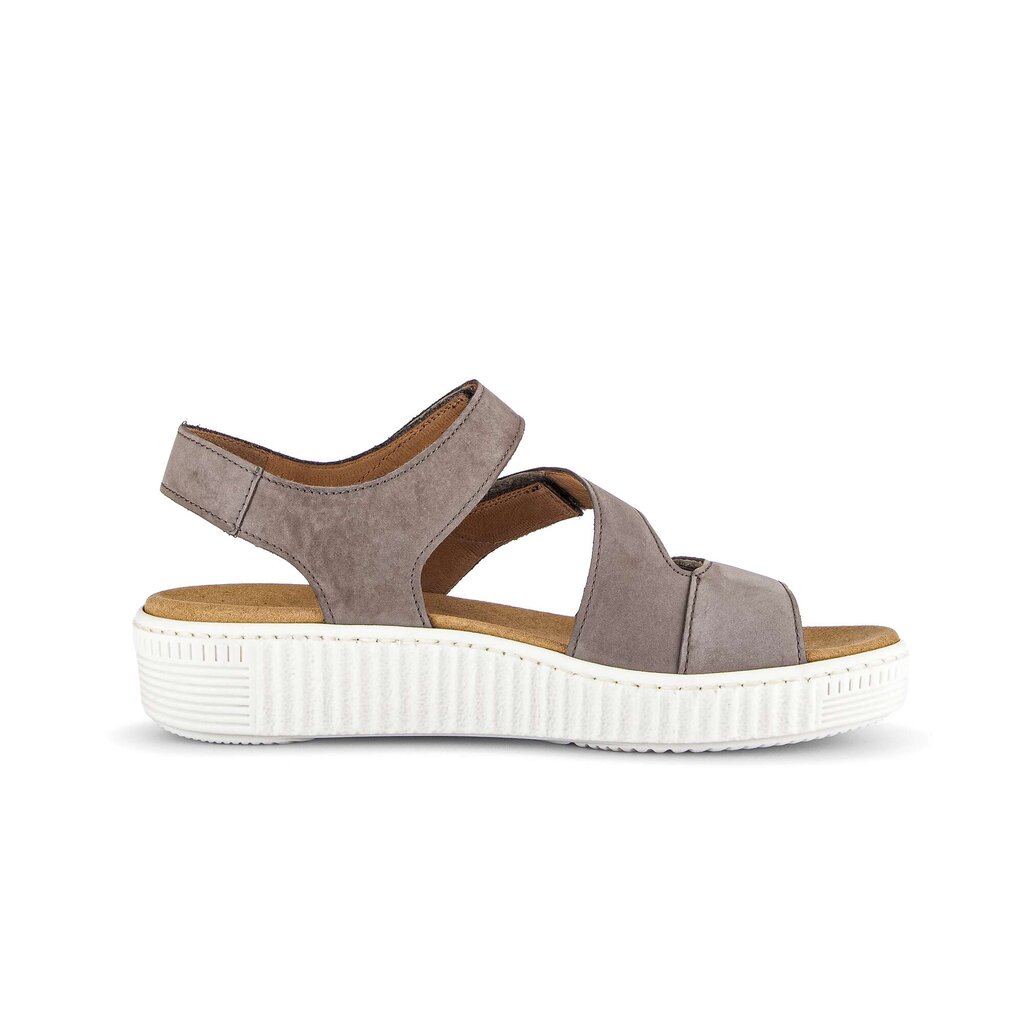 Gabor fashion Plateau Sandale grau