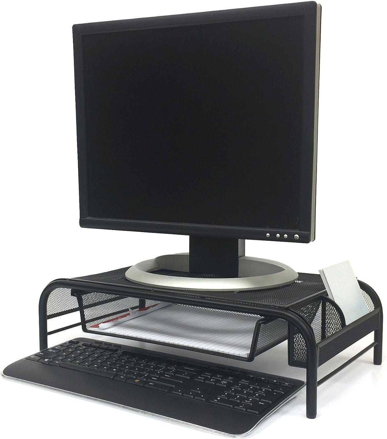 ZmdecQna Aktenregal stapelbares Briefkasten Office Desk Paper Organizer-Aktenfächer