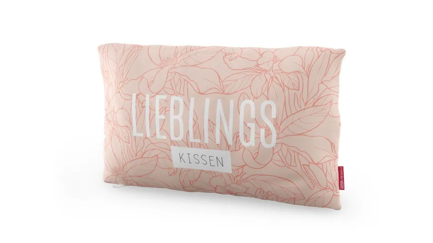 Geschenk für Dich Kissen Blüte