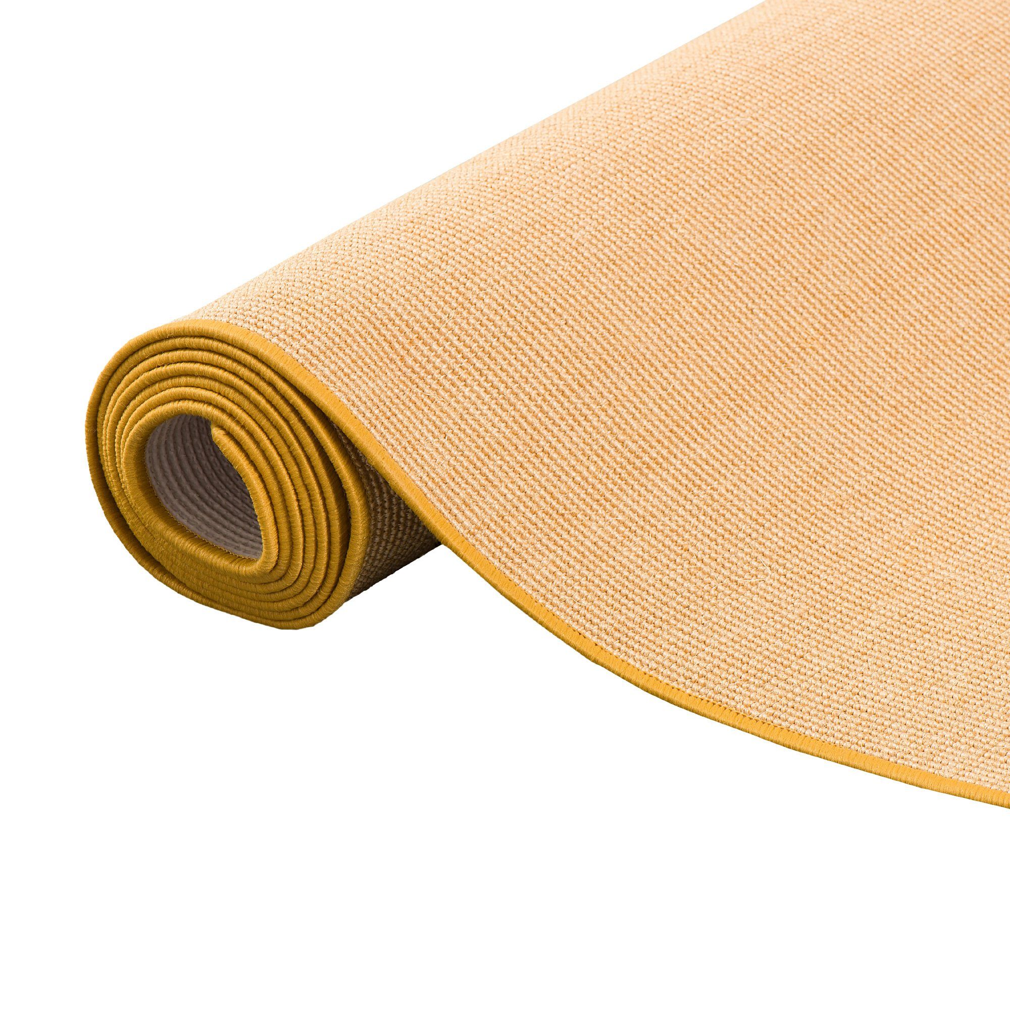 Sisalteppich Sisal Natur Läufer Teppich, Snapstyle, Rechteckig, Höhe: 6 mm