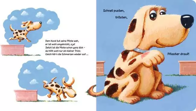 Pusten, trösten, Pflaster drauf!