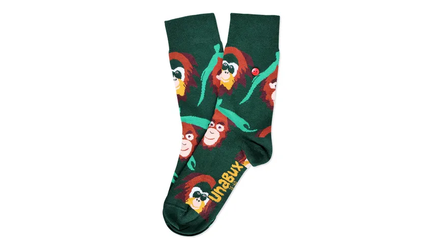 Unabux Unisex Socken Grumble In The Jungle mehrfarbig