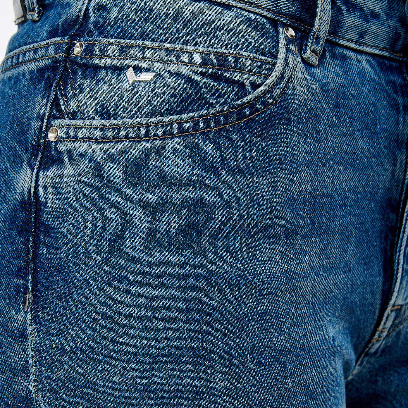 DONNY  Jean straight bleu femme