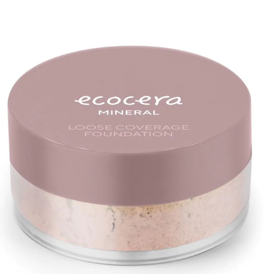 Ecocera Loose Mineral Foundation με Θερμή Κάλυψη W1.0 Lisbona
