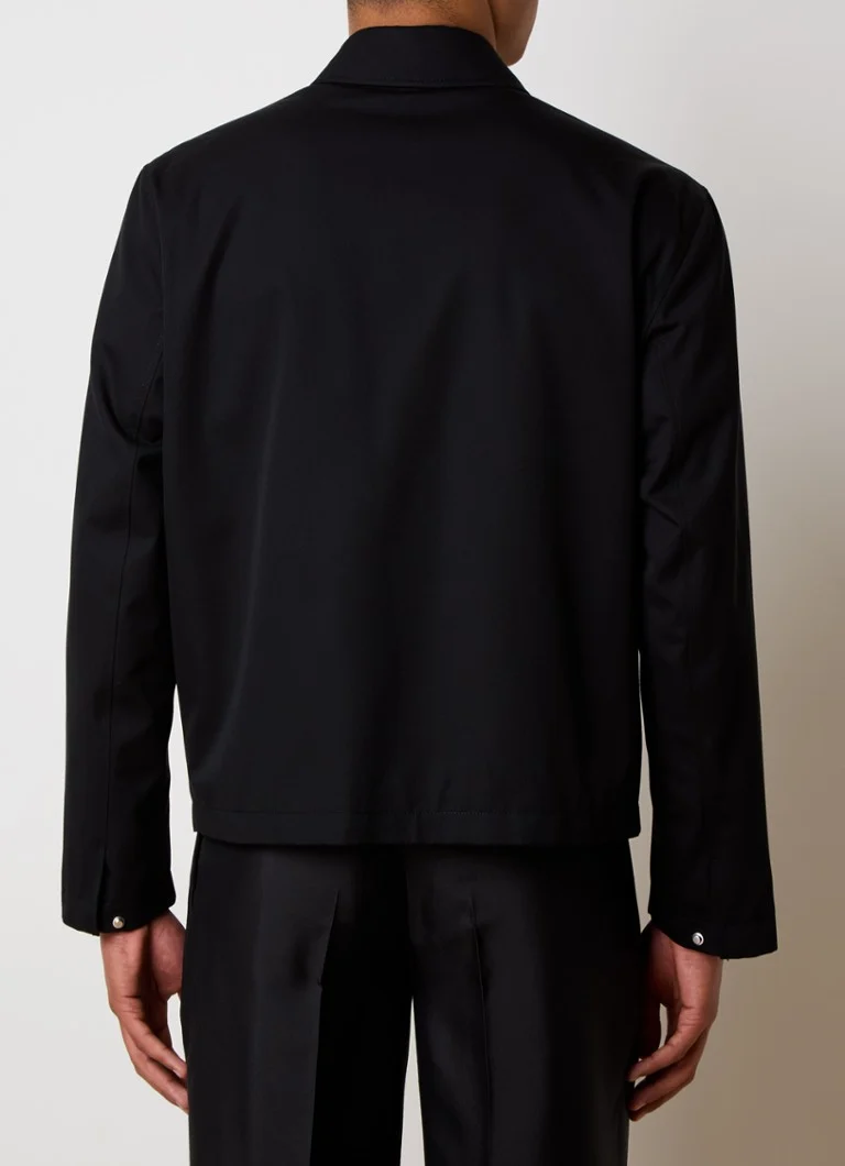 Burberry Stanbridge jacket with logo embroidery and side pockets