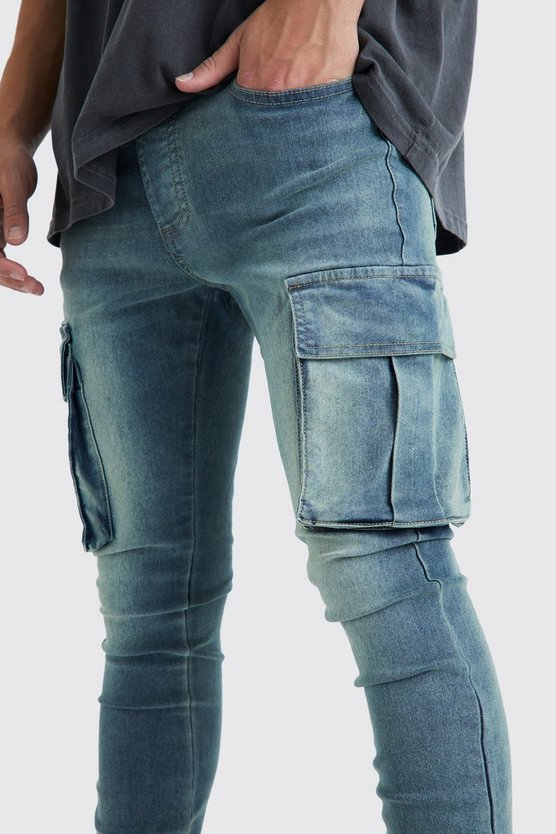 Super Skinny Cargo-Jeans