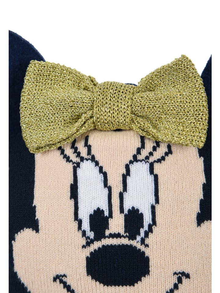 Disney Minnie Mouse Wintermütze Strick in Dunkel-Blau günstig kaufen 48