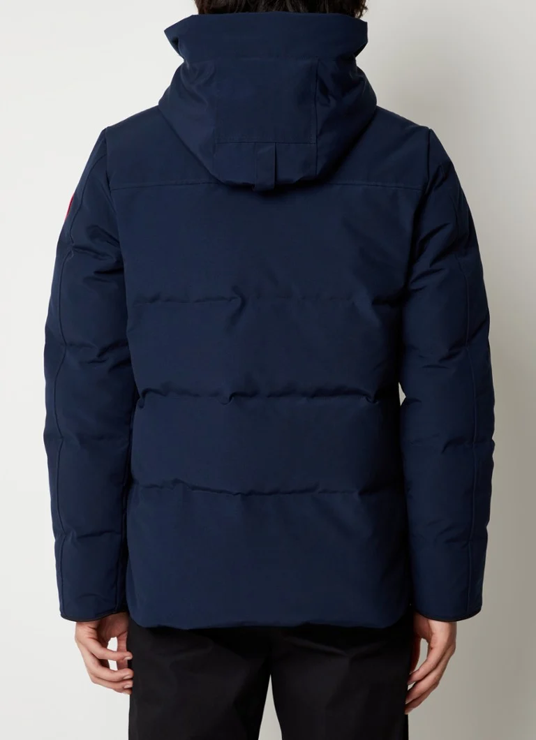 Prešívaná parka Canada Goose MacMillan s páperovou výplňou a kapucňou