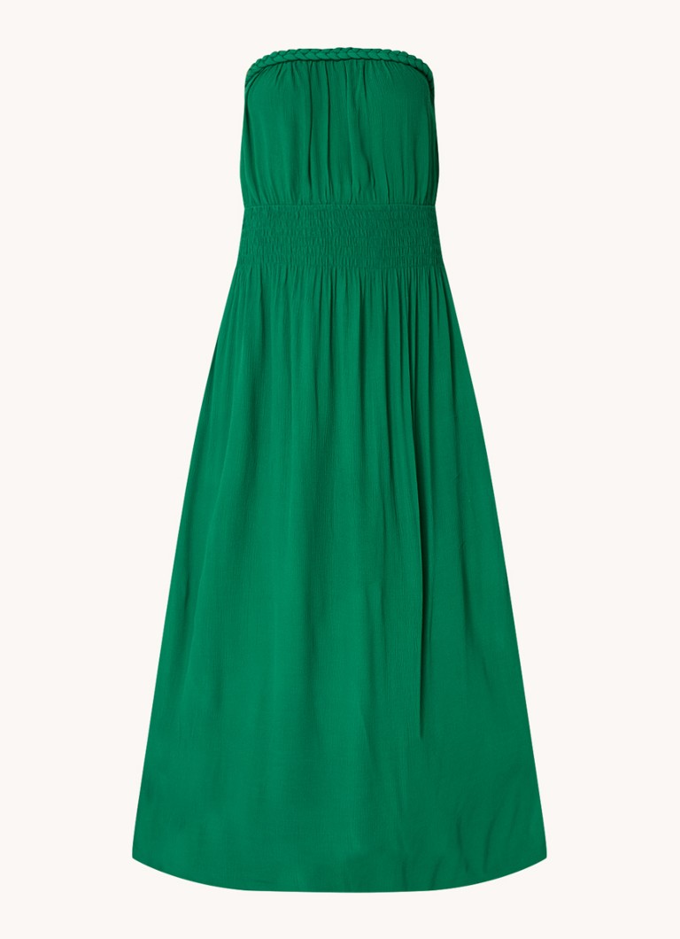 Vestido midi palabra de honor Hambre de ba&sh con elasticidad