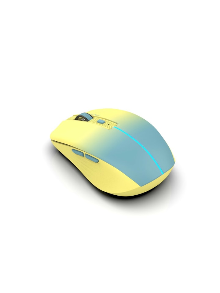 Inca Inca Maus 1600 DPI Wireless Bluetooth 6D Taste 500mAh Akku in Gelb günstig kaufen onesize