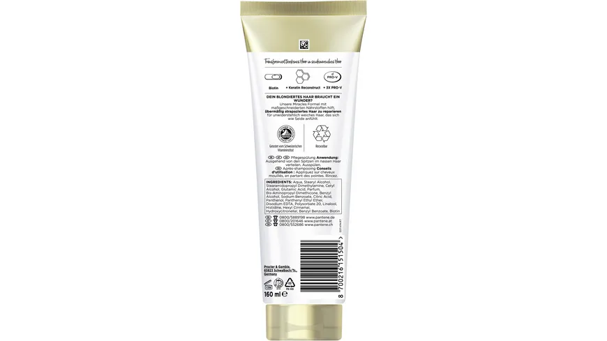 Pantene Pro-V miracles Silky & Glowing 160 ml