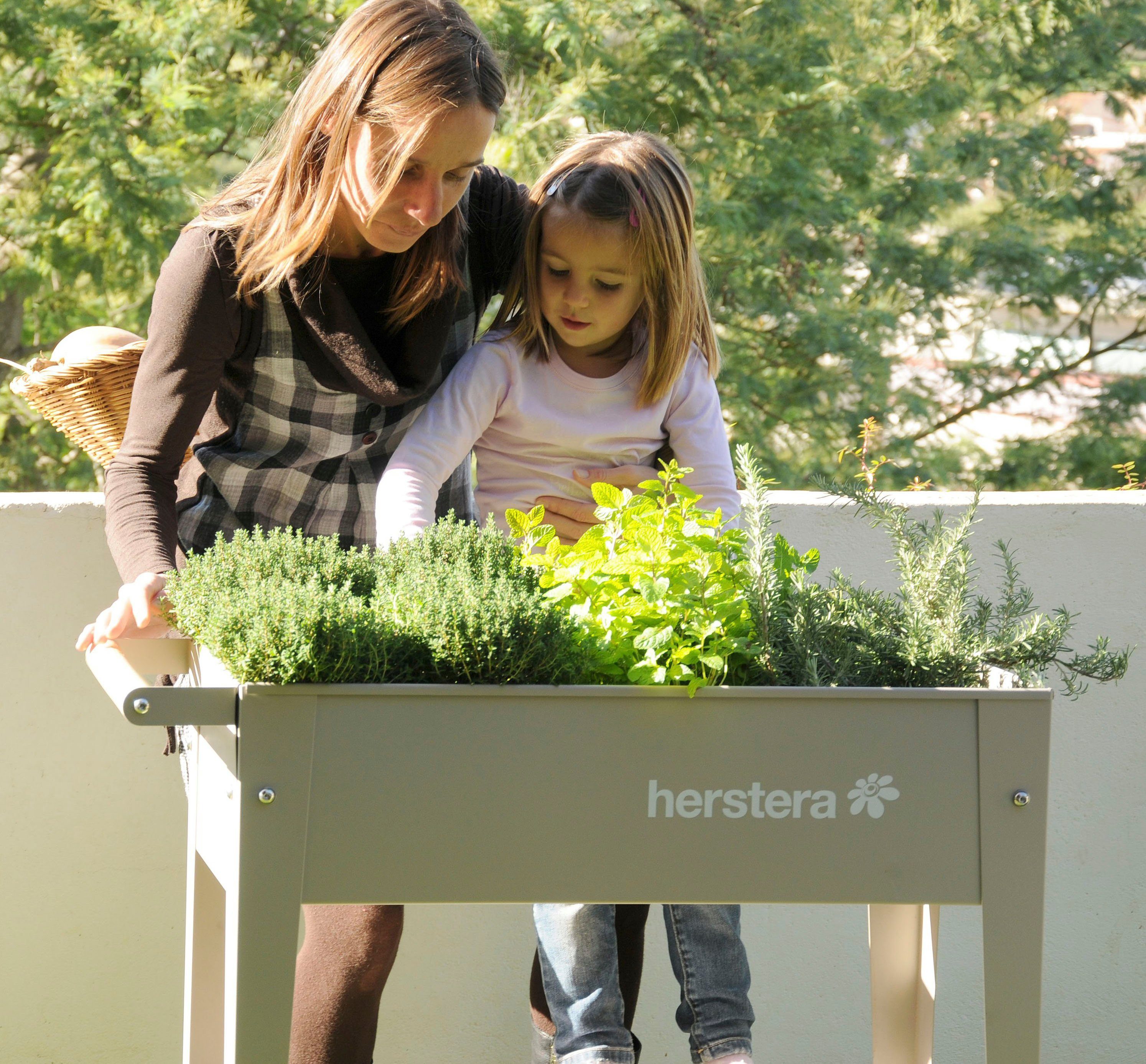 Herstera Garden Hochbeet Barcelona Liso, BxTxH: 75x35x80 cm