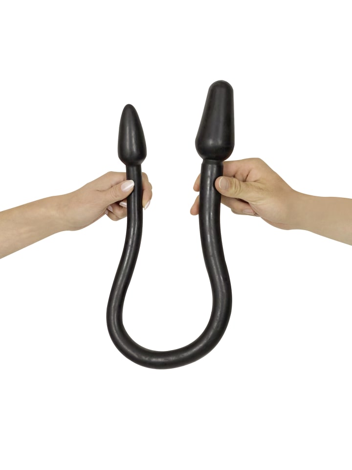 Rebel Doppeldildo Double Plug in schwarz günstig kaufen 76 cm