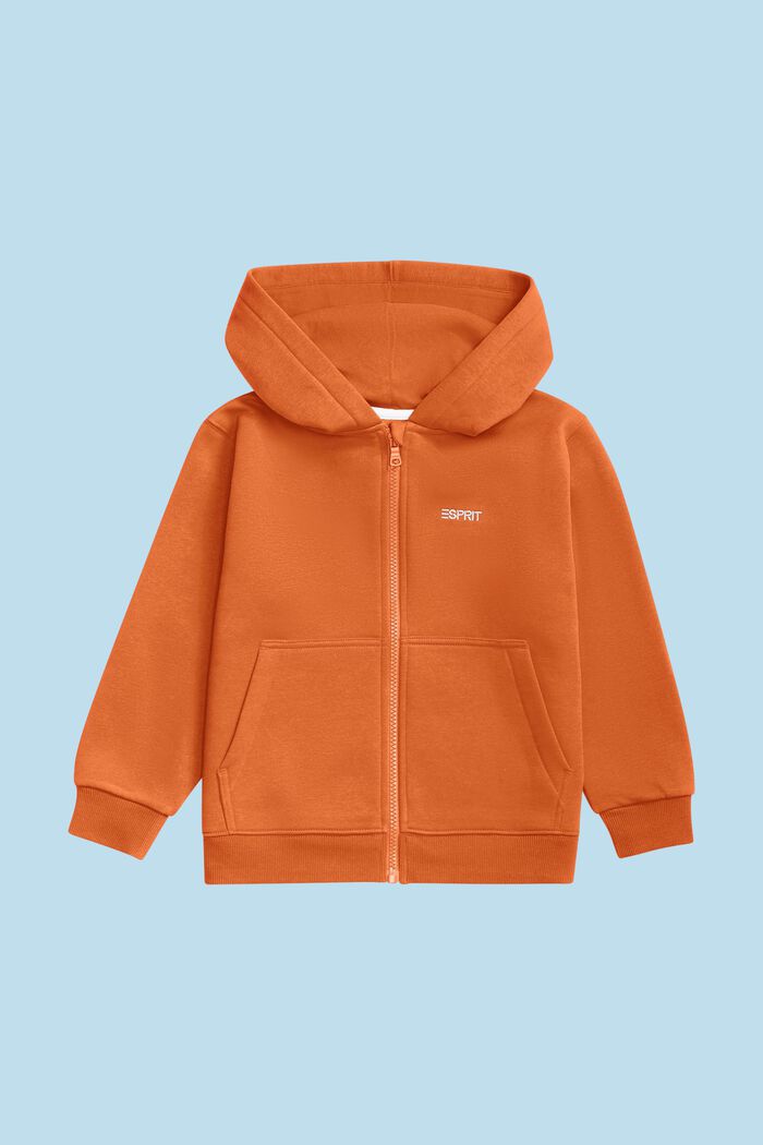 Logo-Kapuzenjacke mit Reißverschluss