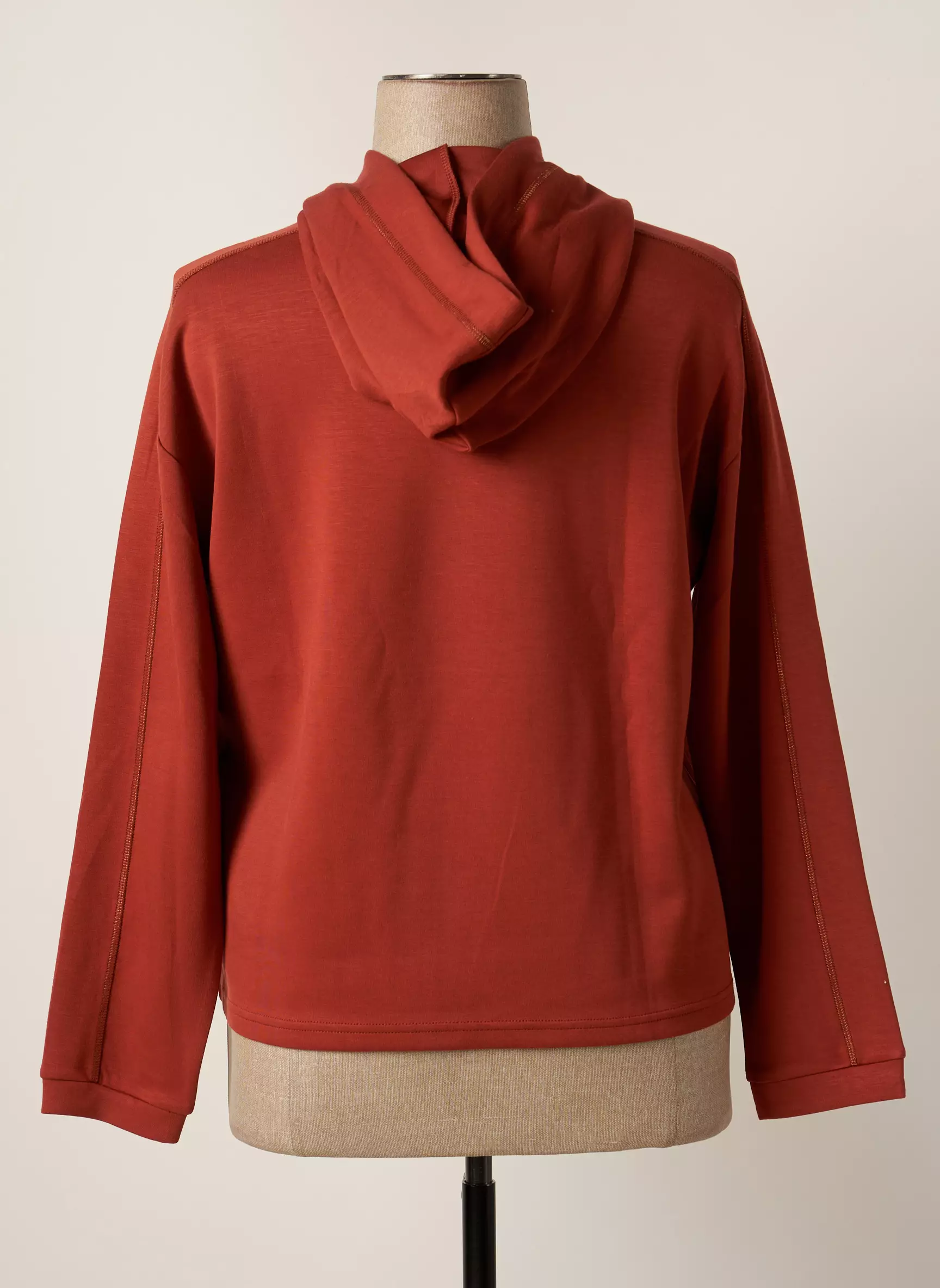 Barbara Lebek Sweat Capuche Femme couleur orange