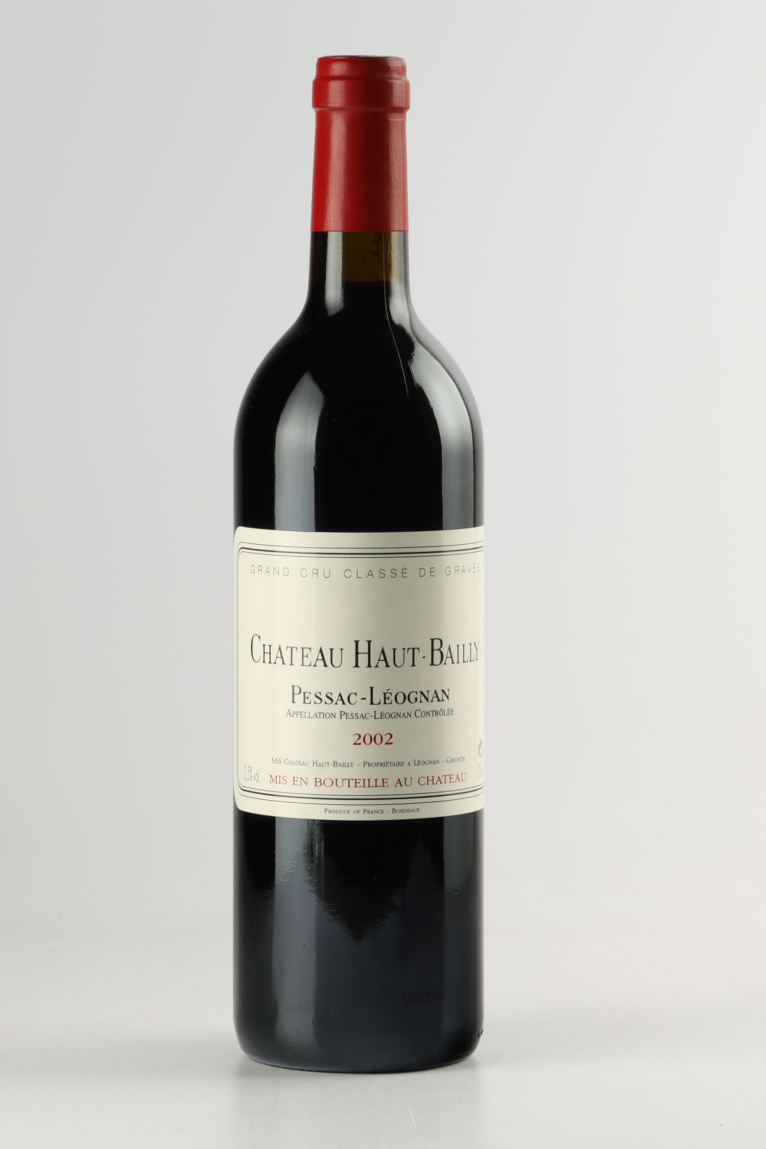 Château Haut Bailly 2002, Pessac Leognan