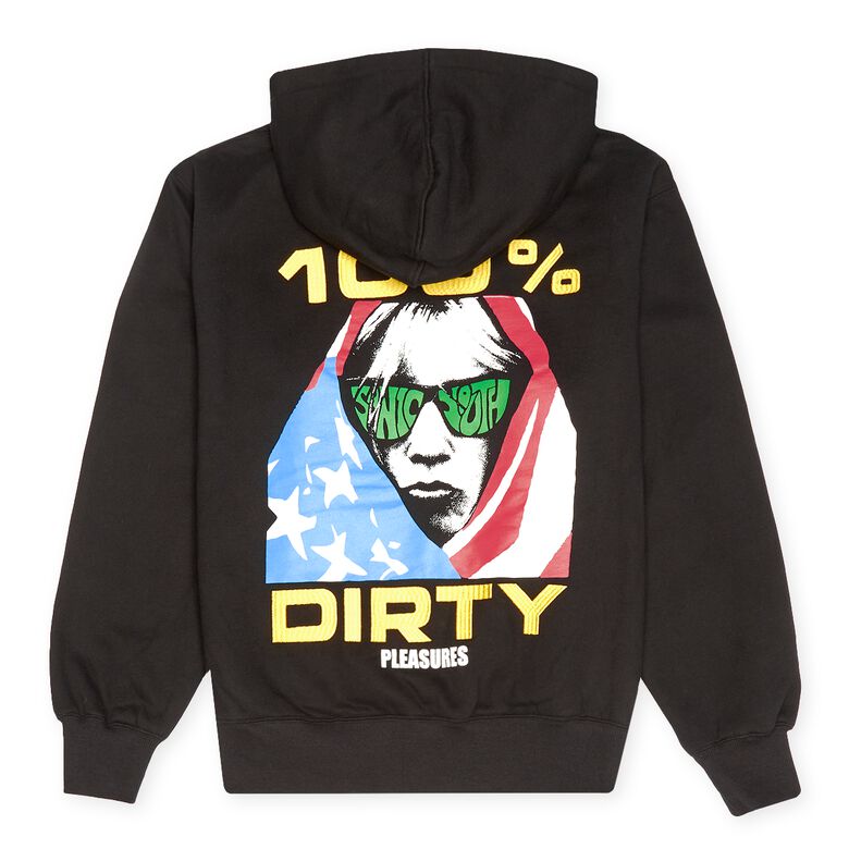 Pleasures Dirty Hoodie Black