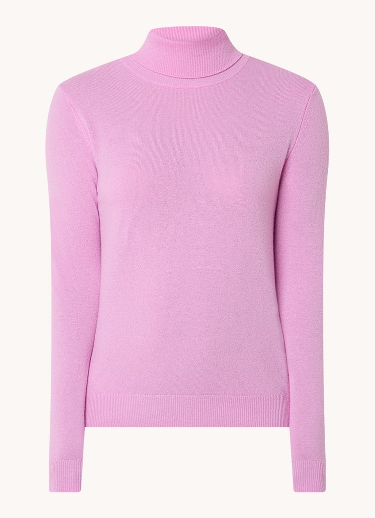 Maglione a collo alto Benetton in pregiata lana merino.