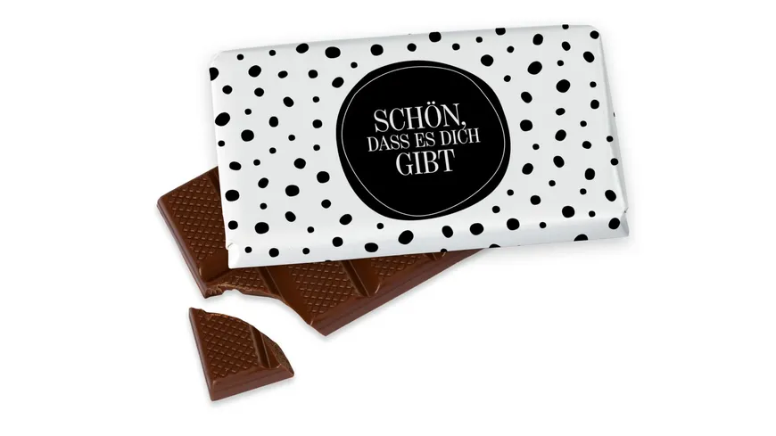 Geschenk für Dich Schokolade Schön, dass es dich gibt 40 g