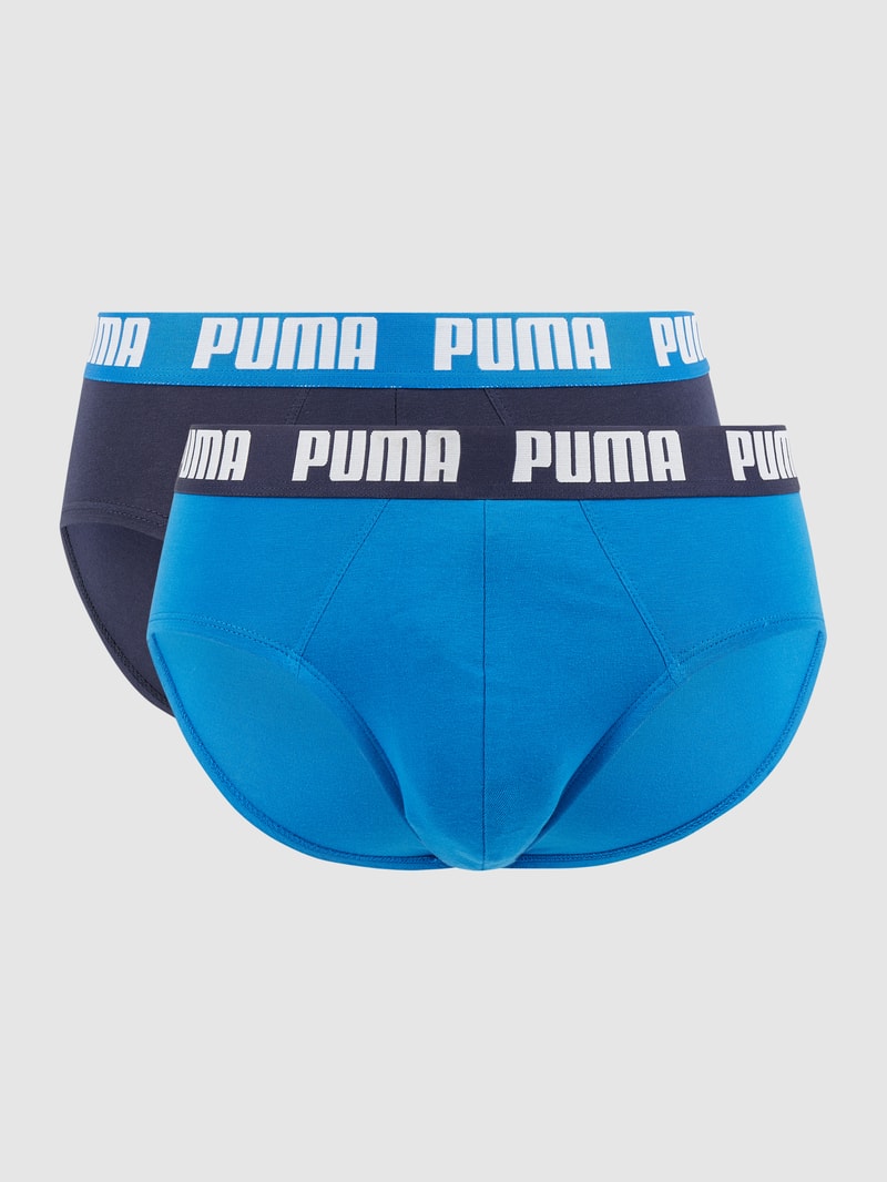 Slip mit Stretch-Anteil im 2er-Pack in royalblau