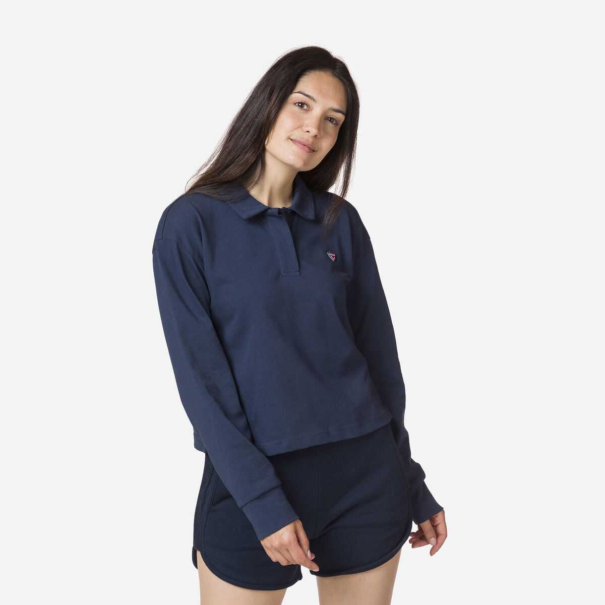 Kurzes Polohemd für Damen