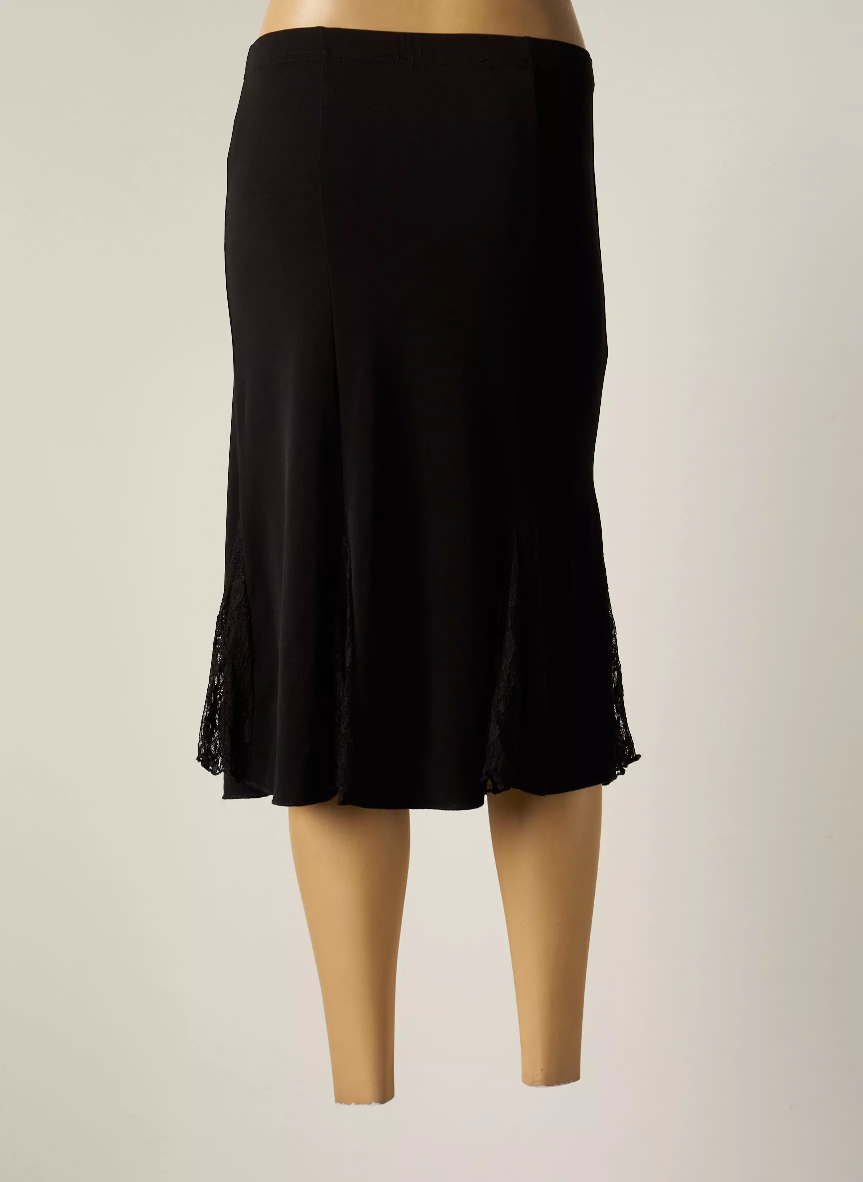 Quatre Vingt Jours Jupes Mi Longues Femme couleur noir