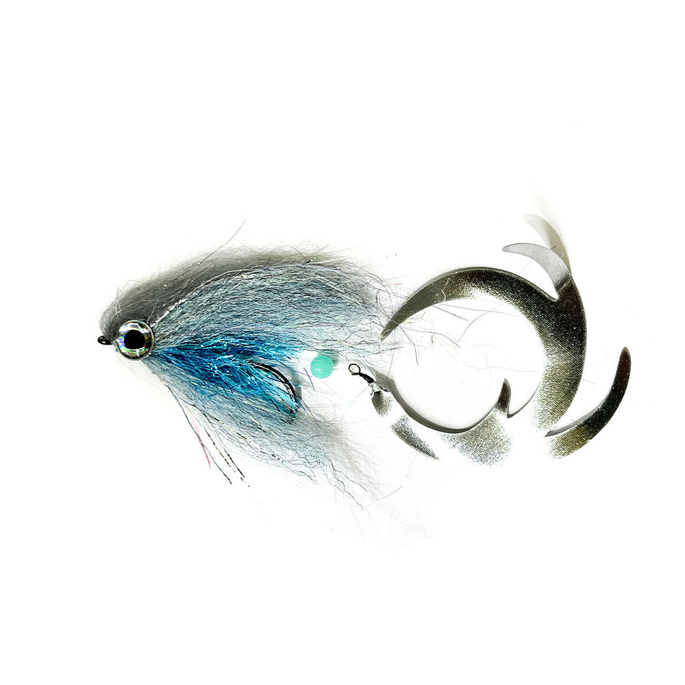 Silverstone Twister Pike Streamer hopea/sininen 17cm