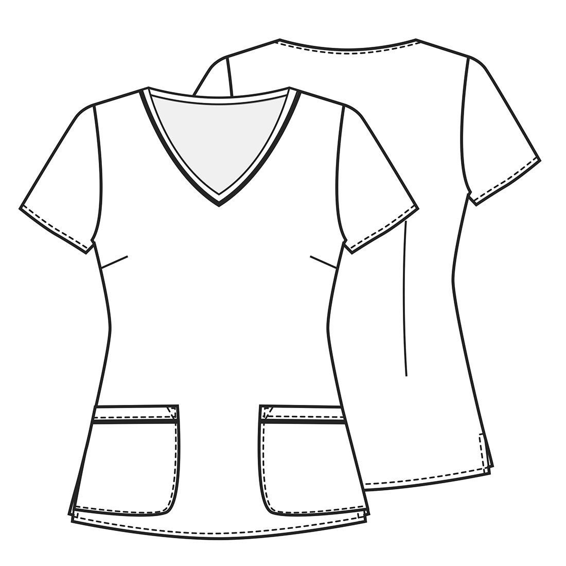 Cherokee Funktionsbluse Bunt beruckter Damen Kasack 