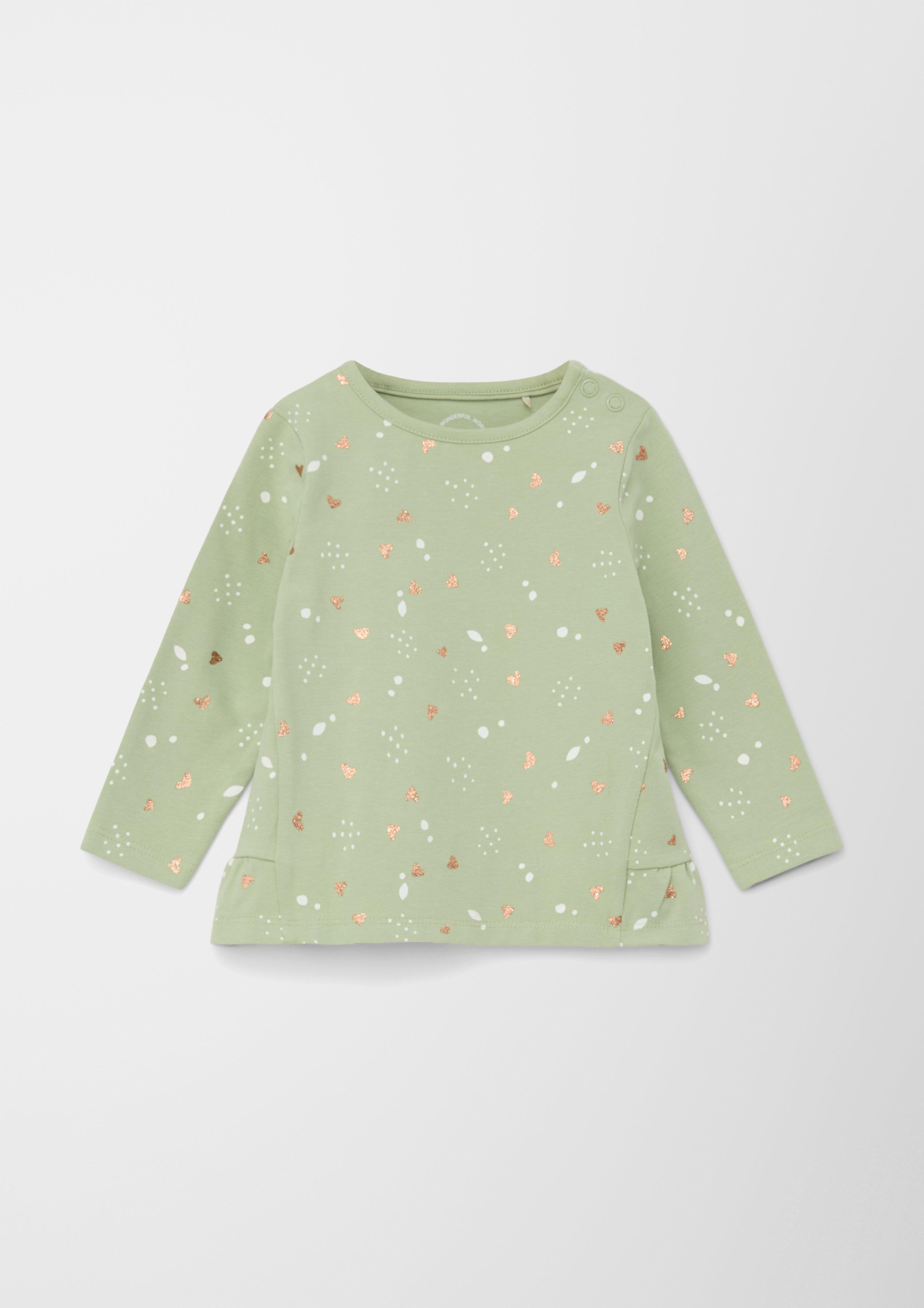 Langarmshirt mit niedlichem Allover-Print  2120131-73A9