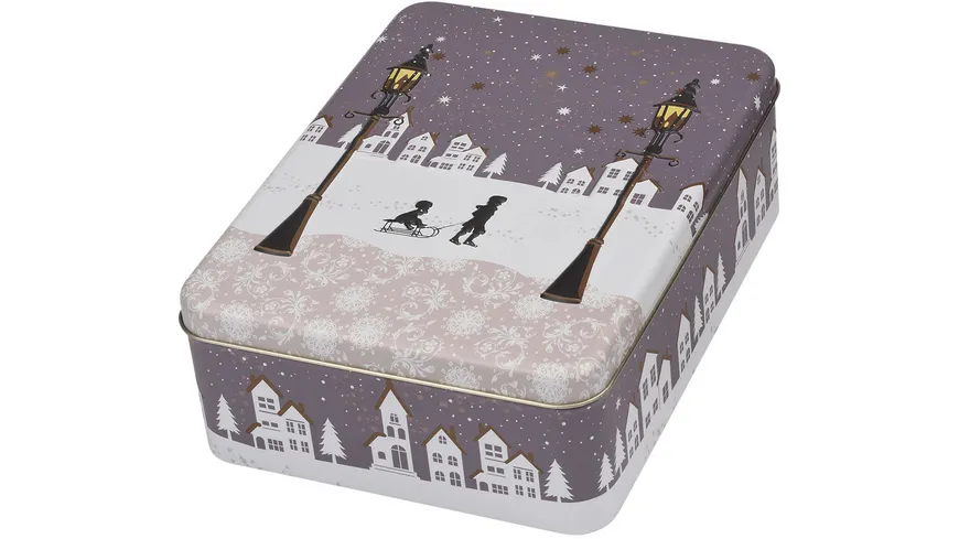 Gawol Gebäck- und Geschenkdose Silent Night 7x22,3x16,7cm