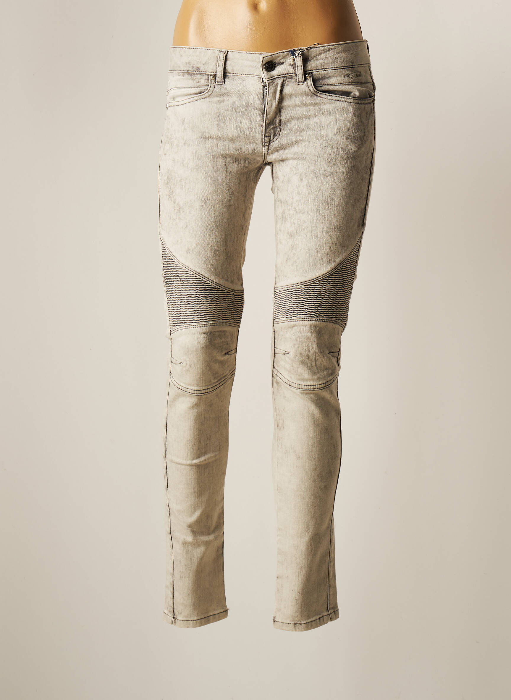 Kaporal Jeans Coupe Slim Femme couleur gris